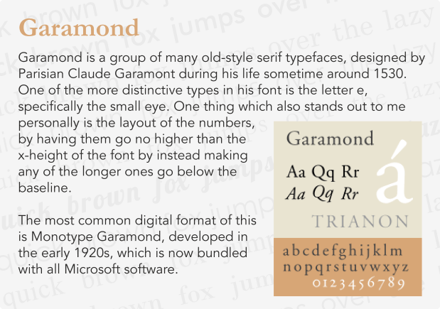 garamond